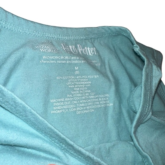 Harry Potter Hogwarts Side Cinch Graphic Tank Top Girls Medium Size 8 - Picture 5 of 12